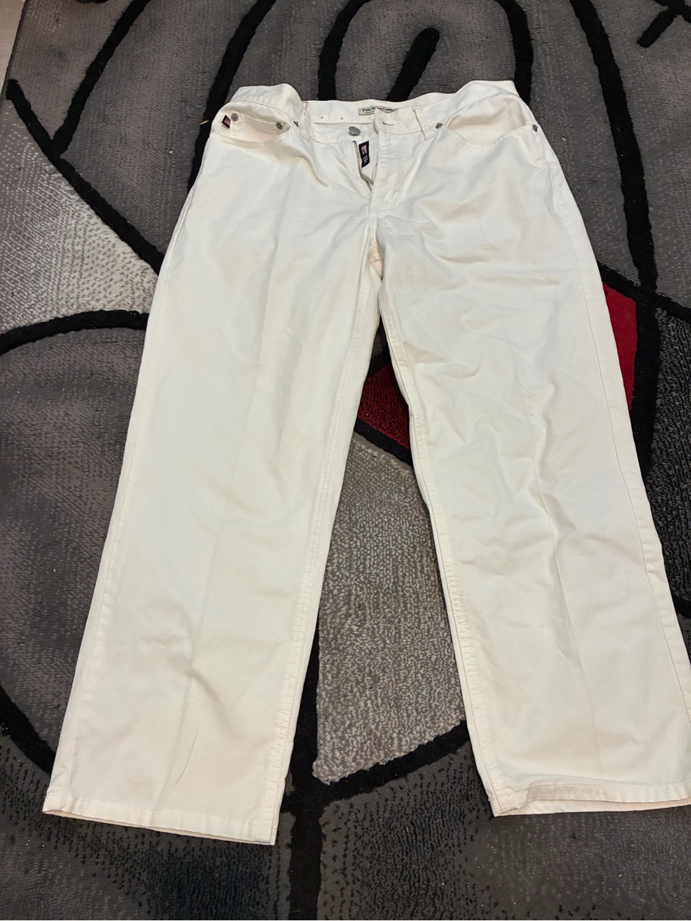 Polo by Ralph Lauren Straight-Leg White Jeans